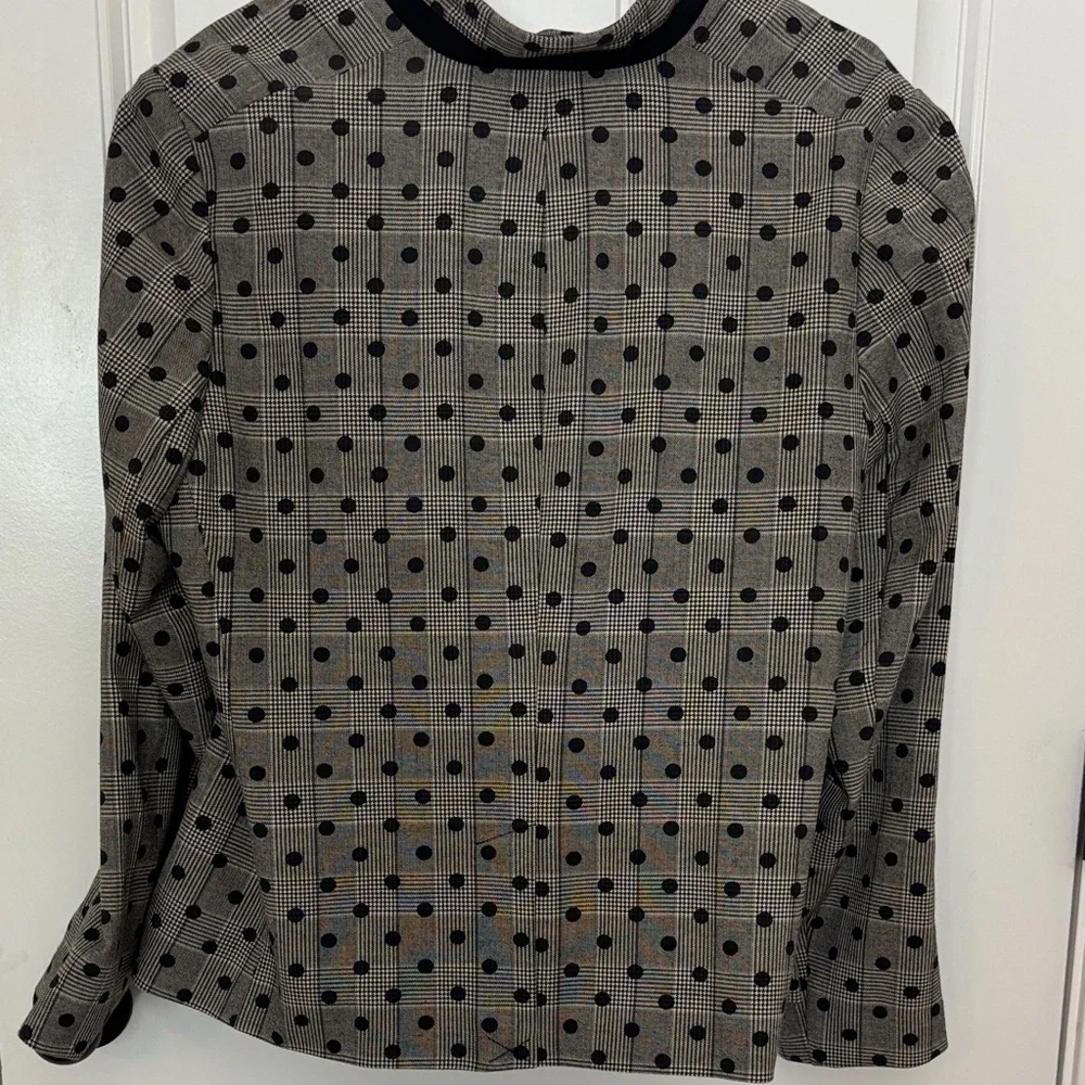 NWOT Lane Bryant Black and Tan Patterned Blazer - Picture 6 of 15